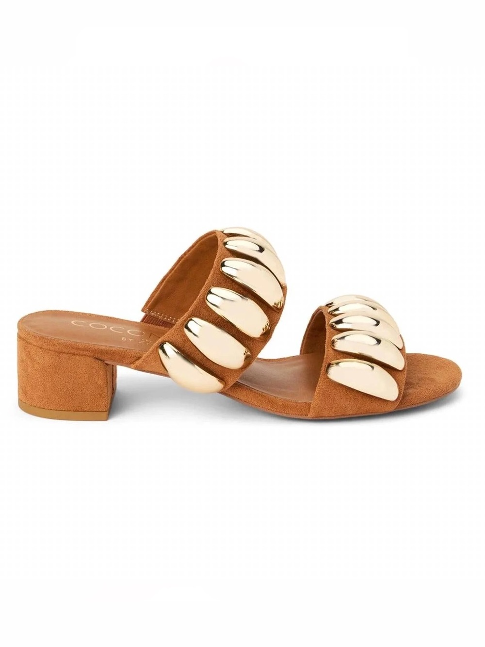 🆕{Coconuts by Matisse} Dome Gold Accent Slide Sandals